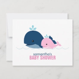 Mam en Baby Whale Ma Advice Kaarten {roze}