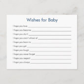 Mam en Baby Whale Mam Advice Kaarten {blauw} (Achterkant)