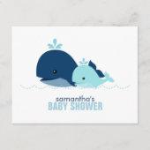 Mam en Baby Whale Mam Advice Kaarten {blauw} (Voorkant)
