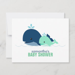 Mam en Baby Whale Mam Advice Kaarten {groen}
