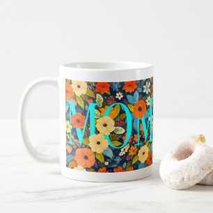 Mam en Bloemen Koffiemok