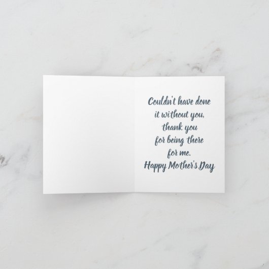 Mam en Daughter Tea Party Notitiekaartje (Binnen)