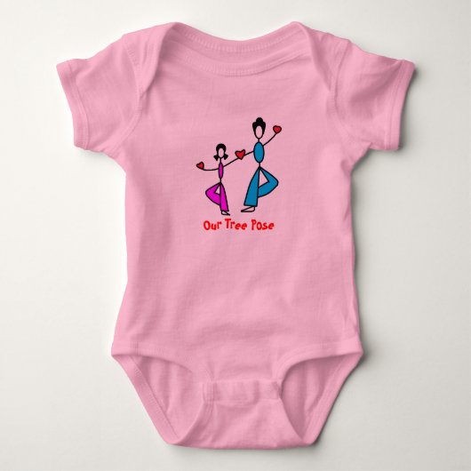 Mam en dochter - Baby Yoga Clothes Romper (Voorkant)