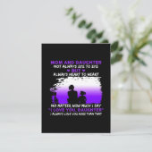 Mam en dochter, maar ik hou van je, dochter bedankkaart (Staand voorkant)