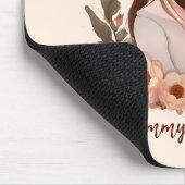 Mam en dochter met Roos Wreater 2 Muismat (Hoek)