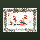 Mam en Dochter Mistletoe Christmas Holiday Kaart