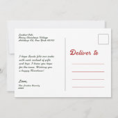 Mam en Dochter Mistletoe Christmas Holiday Kaart (Achterkant)