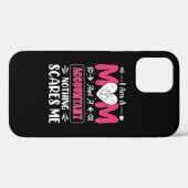Mam en een accountant... niets maakt me uit. Case-Mate iPhone case (Achterkant (horizontaal))