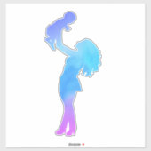 Mam en haar Baby Sticker (Vel)
