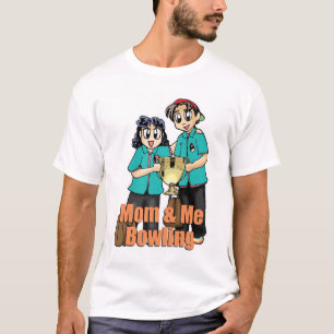 Mam en ik bowlen t-shirt
