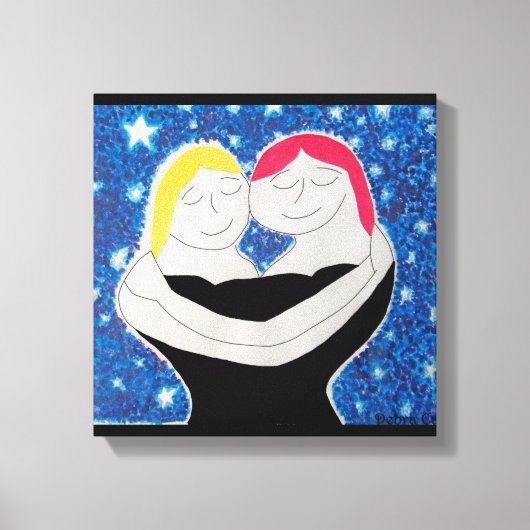 Mam en ik canvas afdruk (Voorkant)