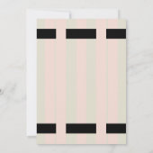 Mam en ik Konijnenroze Baby shower Kaart (Achterkant)