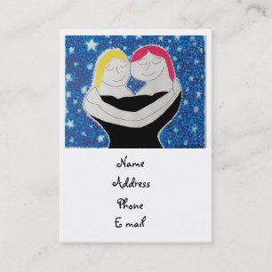 Mam en ik-visitekaartjes contactkaartje