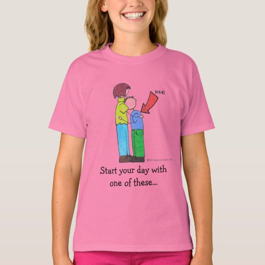 Mam en Joey Hugging T-shirt (Voorkant)