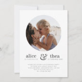 Mam en Kind - Foto gezamenlijke verjaardag Kaart (Voorkant)