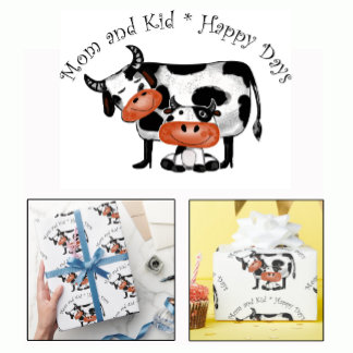 Mam en Kind Happy Days Cadeaupapier