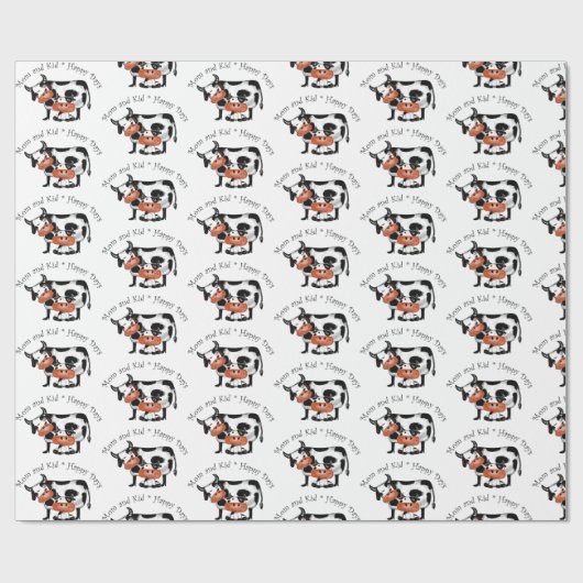 Mam en Kind Happy Days Cadeaupapier (Vlak)