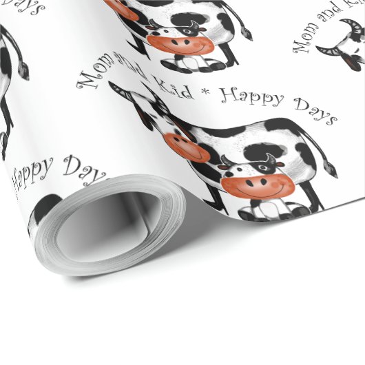 Mam en Kind Happy Days Cadeaupapier (Rol Hoek)