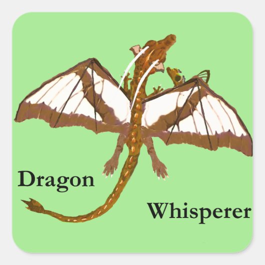 Mam en kinderwagens vierkante sticker (Voorkant)