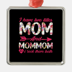 Mam en mama die ik heb gemunt metalen ornament
