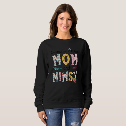 Mam en Mimsy Floral Trui (Voorkant volledig)
