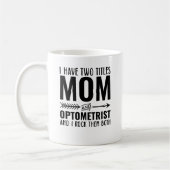 mam en optometrist grappig koffiemok (Links)