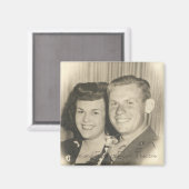 Mam en pap bij Earl Carroll Theater, LA Magneet (Voorkant / Achterkant)