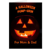 Mam en Pap Halloween Schattige Jack o' Lantern (Voorkant)