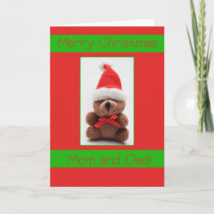 Mam en pap kerstkaart feestdagen kaart