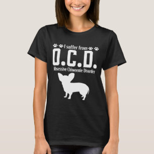 Mam en pap kotsen en grappige Ocd Dog eigenaar T-shirt