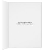 Mam en pap Sweet Behandelt Valentijnsdag Card (Binnen (Rechts))