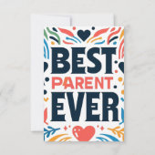 Mam en papa beste ouders iedereen bedankkaart (Achterkant)