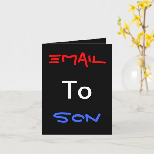 Mam en papa komen! Humoristisch Wenskaart Kaart (Gele Bloem)