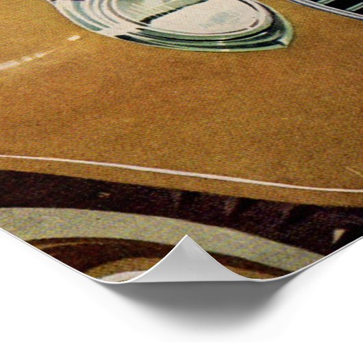 Mam en papa's MMOTH gouden 1941 Plymouth Poster (Hoek)