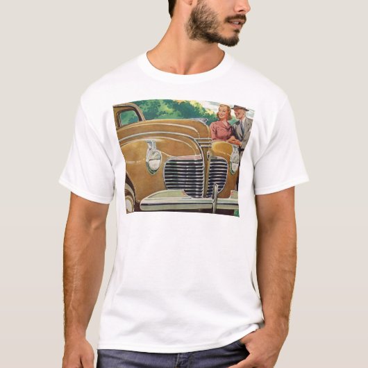 Mam en papa's MMOTH gouden 1941 Plymouth T-shirt (Voorkant)