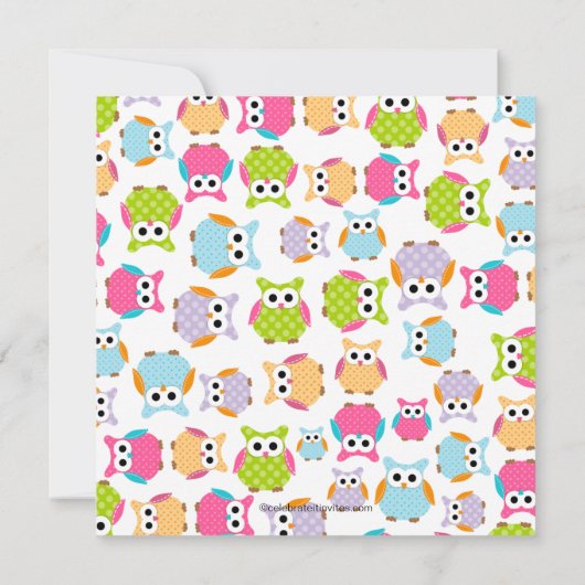 Mam en vader hebben twee Baby showers Kaart (Achterkant)