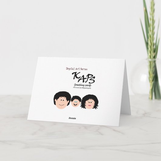 Mam en vader kaart (Achterkant)