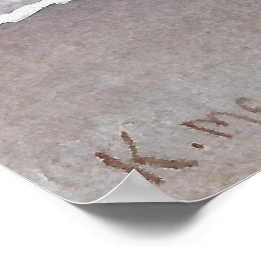 Mam en Waterverf van de Kindgolf Poster (Hoek)