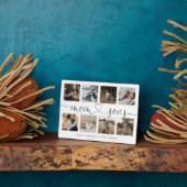 Mam- en zonenhartscript | Fotoraster collage Fotoplaat (Zijkant)