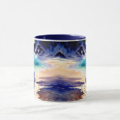 Mam en Zoon die bij de Mok van het Strand lopen (Midden)