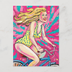 Mam, er is een probleem met je fiets briefkaart