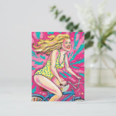 Mam, er is een probleem met je fiets briefkaart (Staand voorkant)