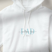 "MAM, EST." Gepersonaliseerde, trotse DAD's Hoodie