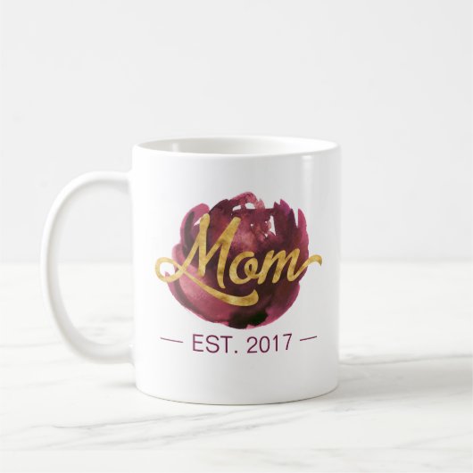 Mam EST. Personaliseerbaar | Mok (Links)