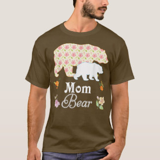 Mam Floral Beer Cute Family oma T-shirt