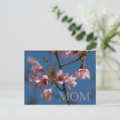 Mam  Floral Foto Flower Blooms Spring Scene Briefkaart (Staand voorkant)