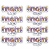 Mam- Floral Letters Sticker (Voorkant)