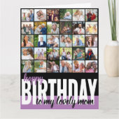 Mam Foto Collage 31 Afbeeldingen Happy Birthday Ka Kaart (Voorkant)