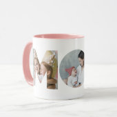 Mam Foto Collage Cutout Moederdag Verjaardag Mok (Voorkant links)