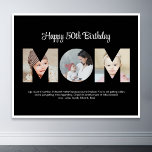 Mam Foto Collage Cutout Moederdag Verjaardag Poster<br><div class="desc">Vier de speciale momenten met je moeder met dit mam fotocollage ontwerp. Dit aanpasbare ontwerp is perfect voor het creëren van een gepersonaliseerd en oprecht cadeau voor Moederdag en verjaardagsviering. Maak een prachtige collage met het woord MOM, met gekoesterde momenten, het creëren van een visuele reis van de kostbare herinneringen...</div>